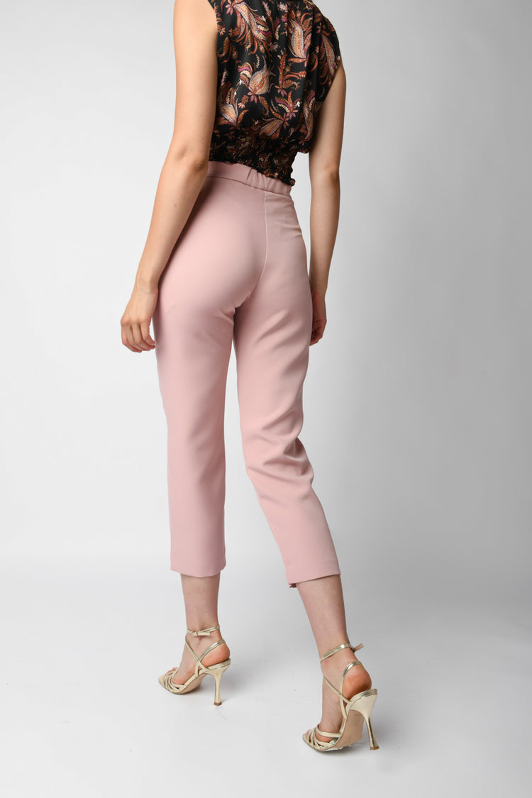 Pantaloni a gamba dritta e crop