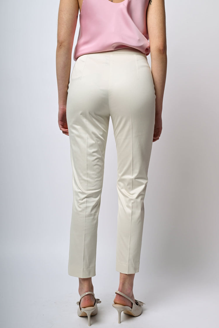 Pantaloni slim-fit in raso