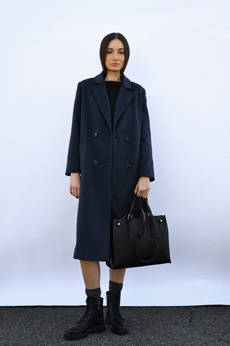 Cappotto lungo doppiopetto