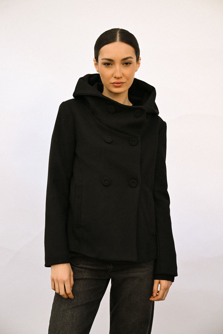 Cappotto doppiopetto corto
