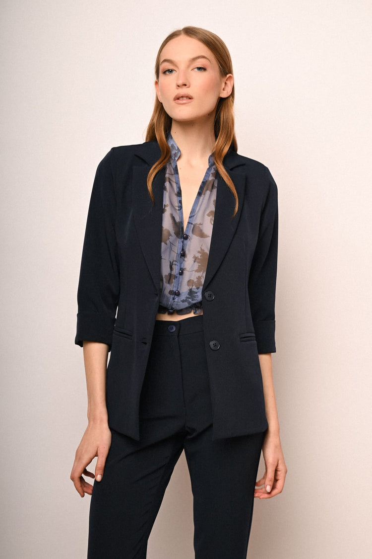 Blazer monopetto con due bottoni
