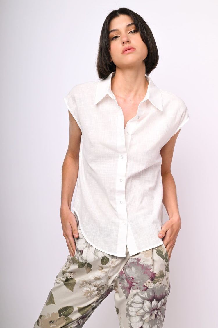 Camicia oversize in cotone