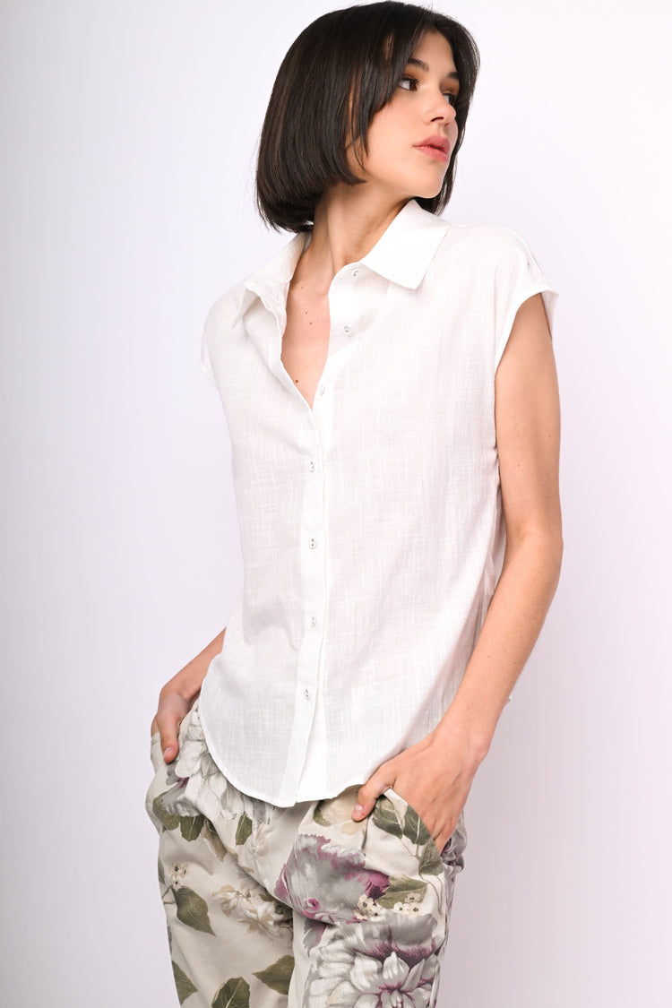 Camicia oversize in cotone