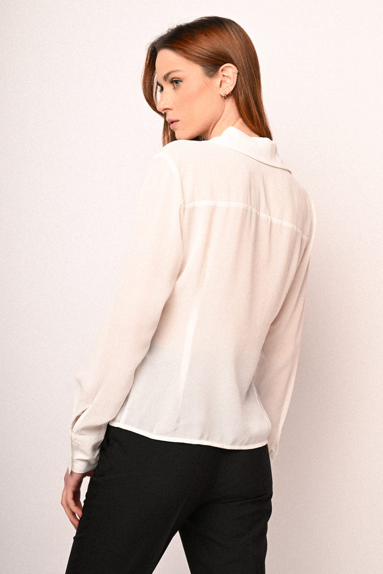 Camicia con gancetti