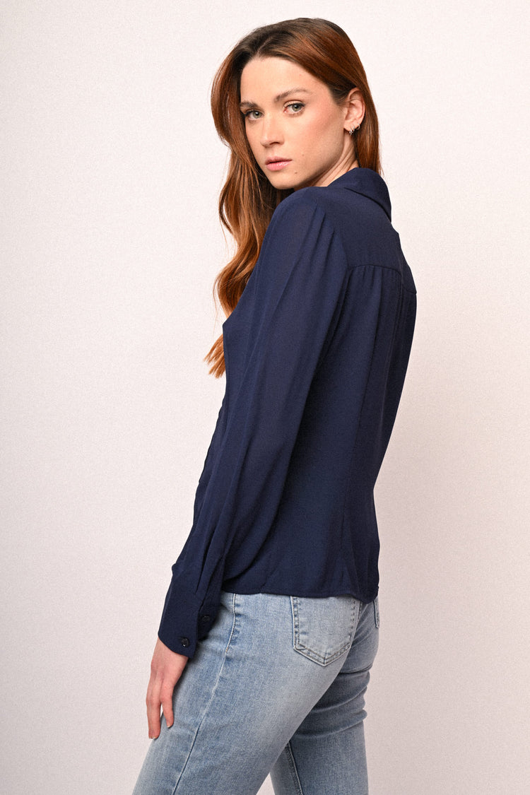 Camicia con gancetti