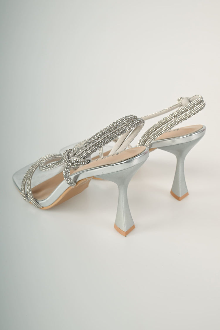 Sandali gioiello con strass