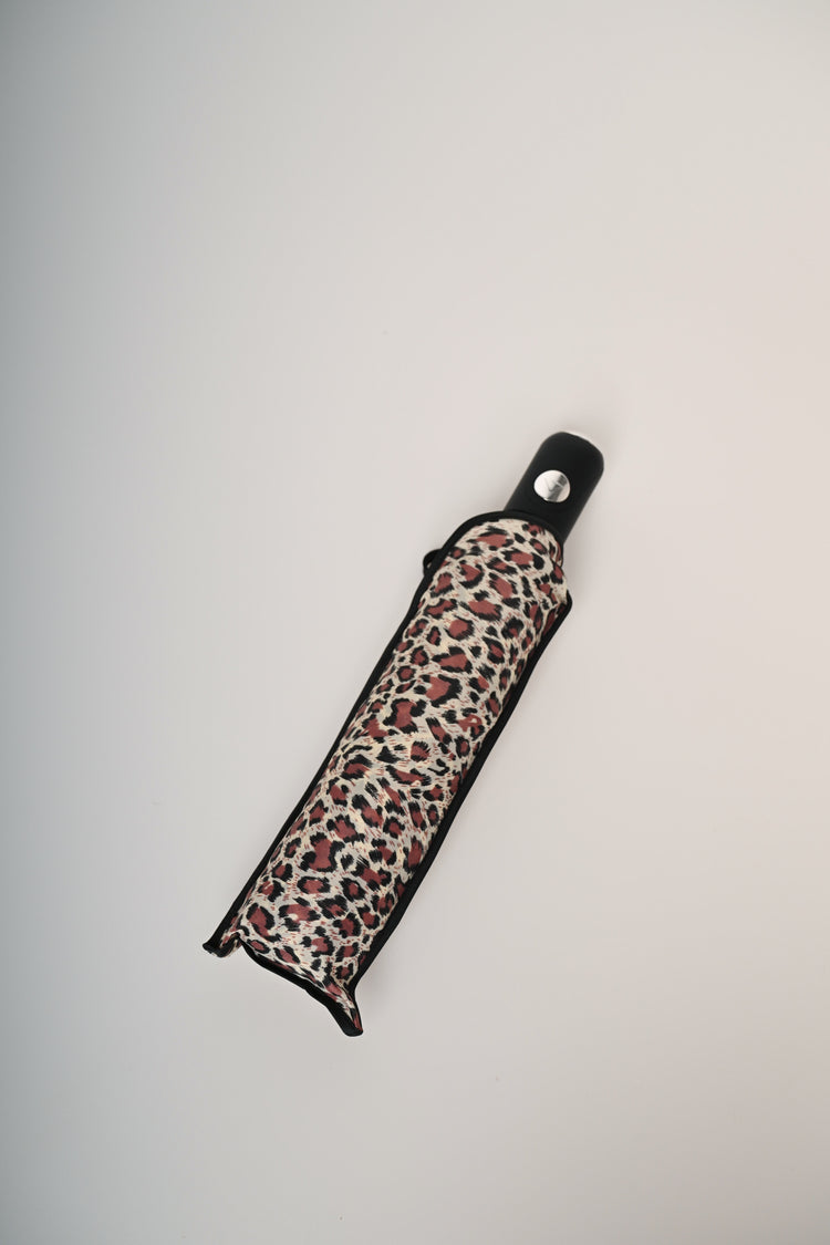 Ombrello pieghevole a stampa animalier