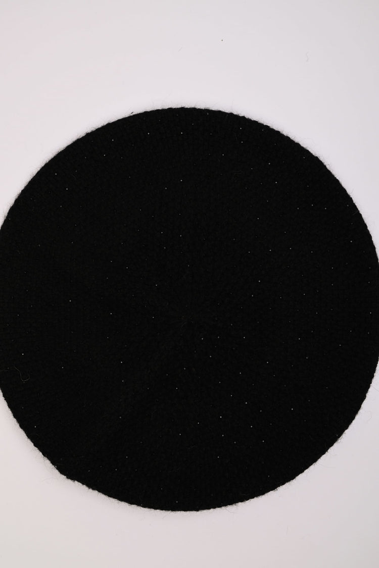 Basco in maglia con strass