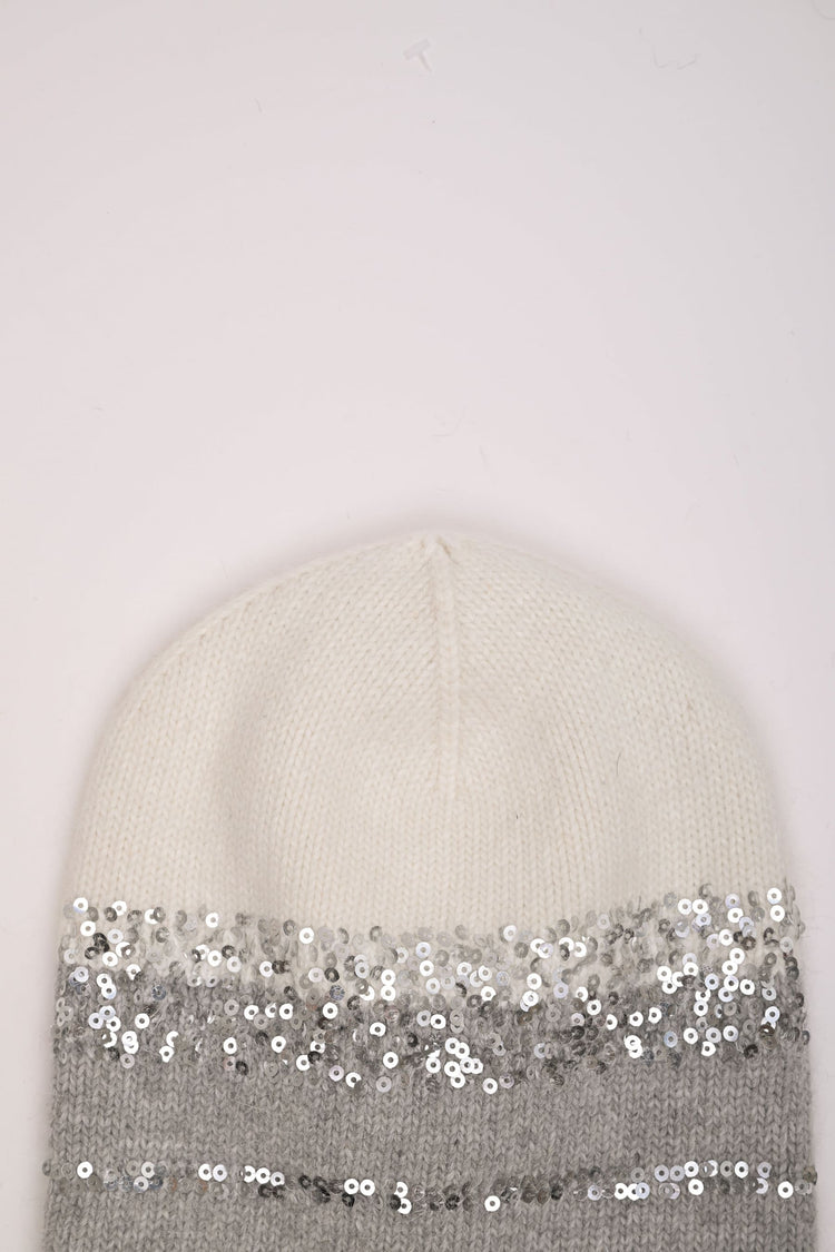 Cappello con fascia paillettes