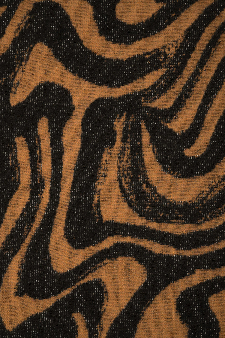 Sciarpa in jacquard animalier