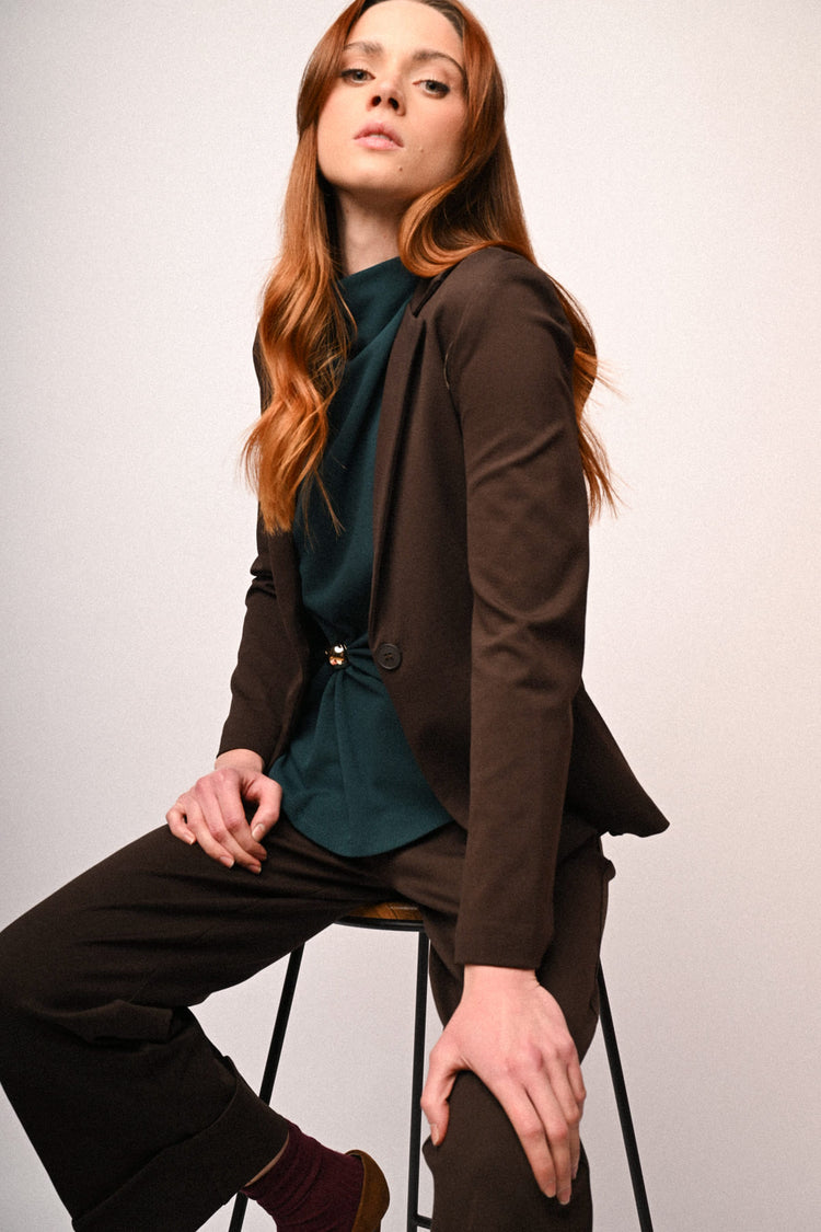 Giacca basica un bottone