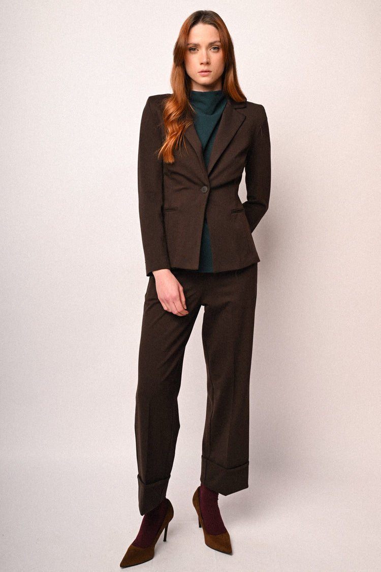 Giacca basica un bottone