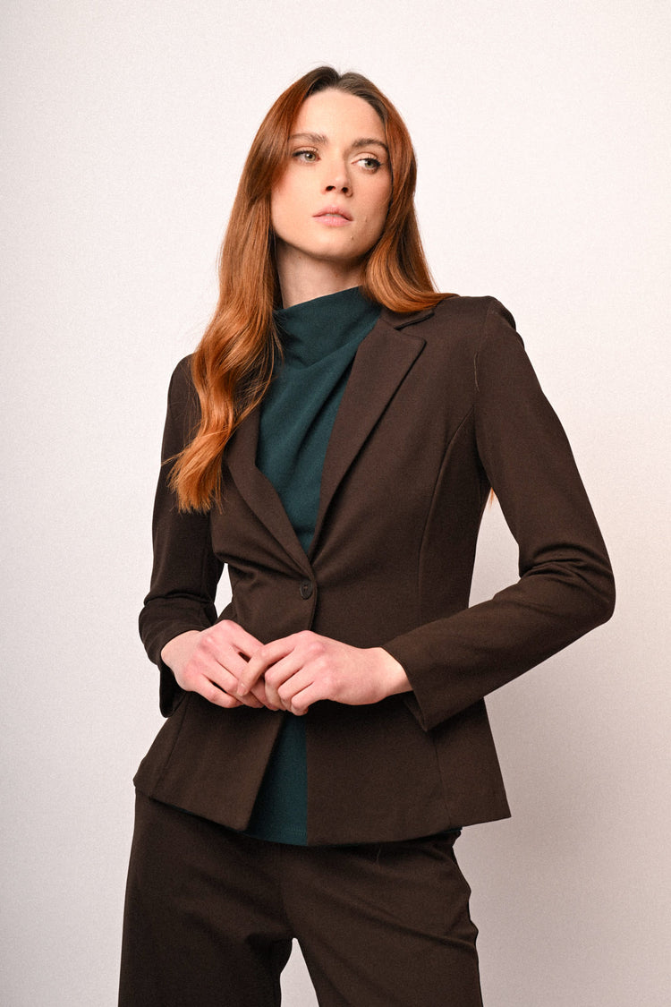 Giacca basica un bottone