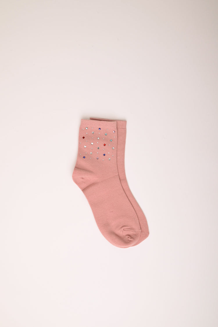 Set di due paia di calzini con strass
