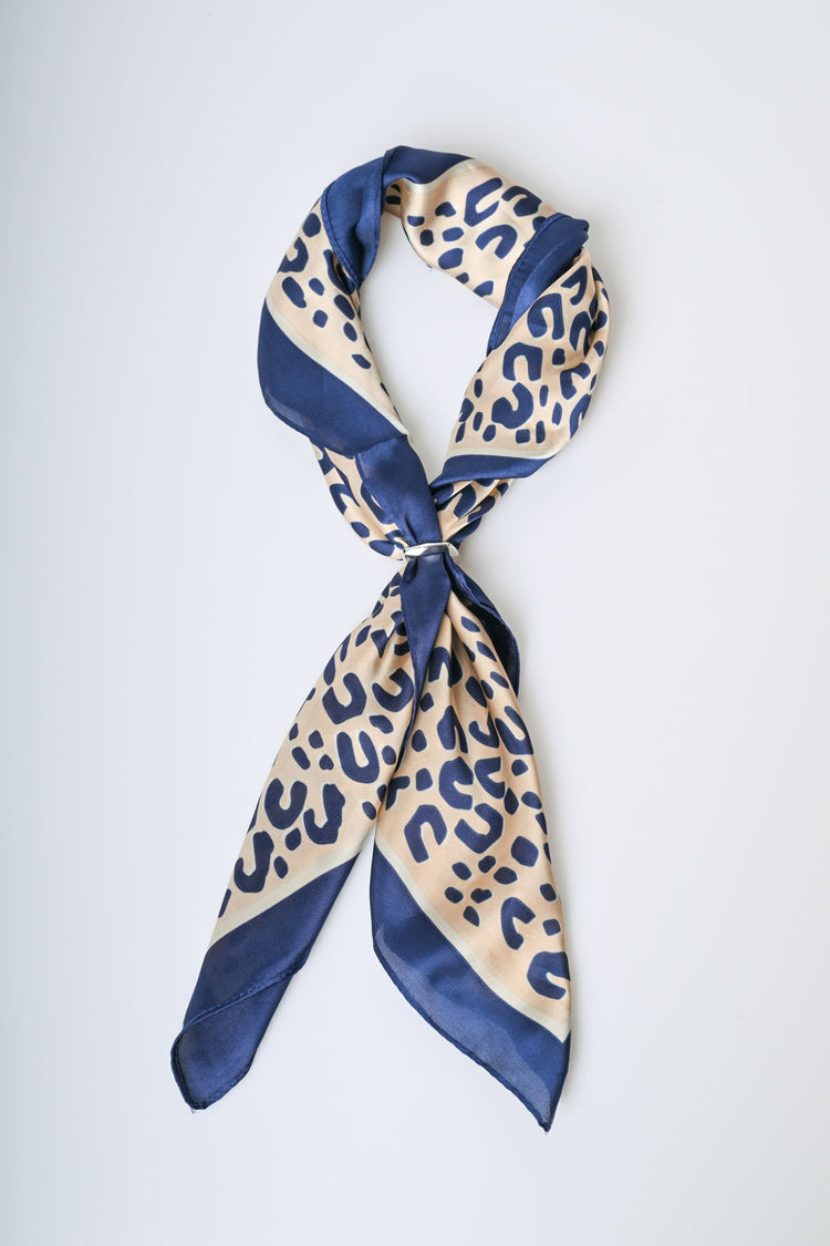 Foulard a stampa animalier