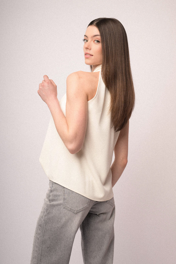 Top allamericana con fiocco