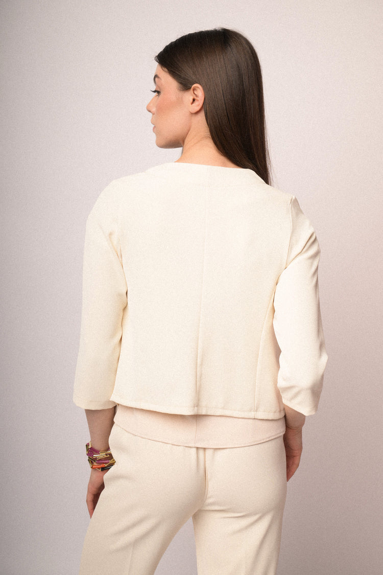 Bolero crop e fluido