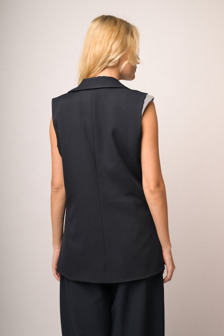 Gilet un bottone