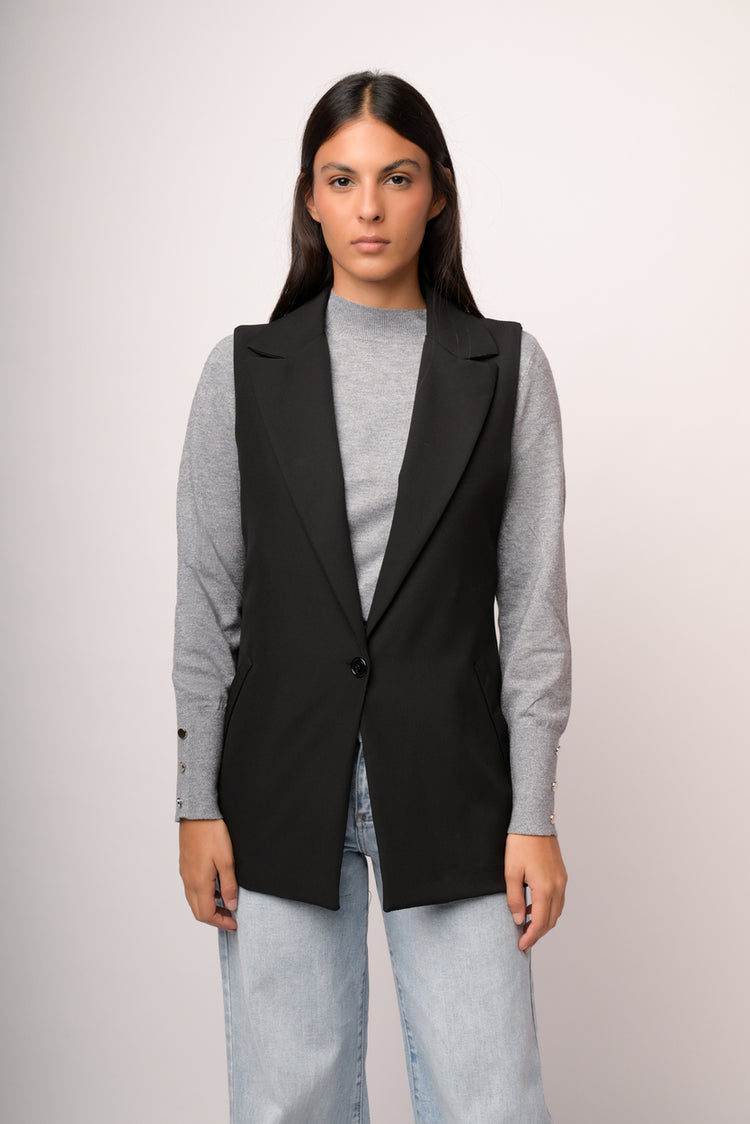 Gilet un bottone