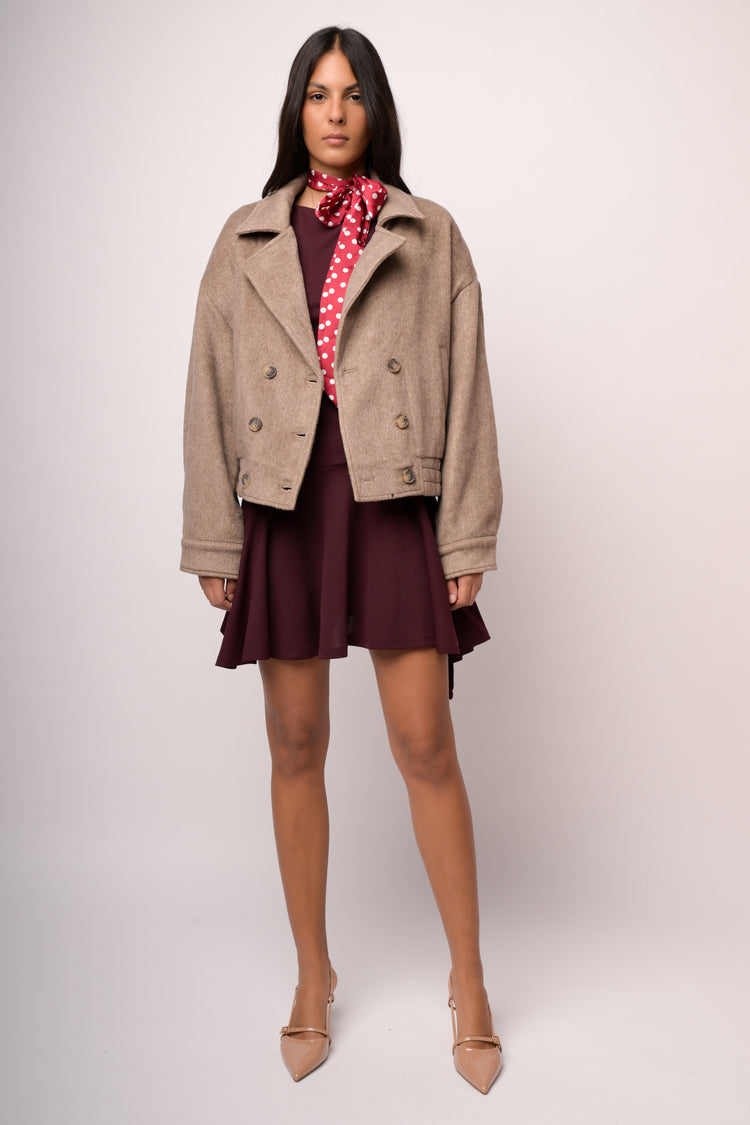 Cappotto doppiopetto spina