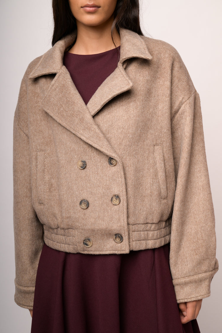 Cappotto doppiopetto spina
