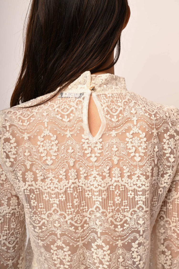 Blusa in pizzo