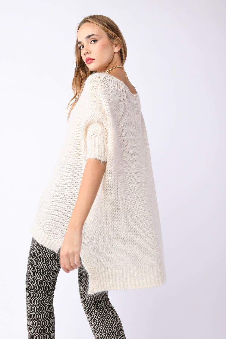 Pull oversize misto mohair