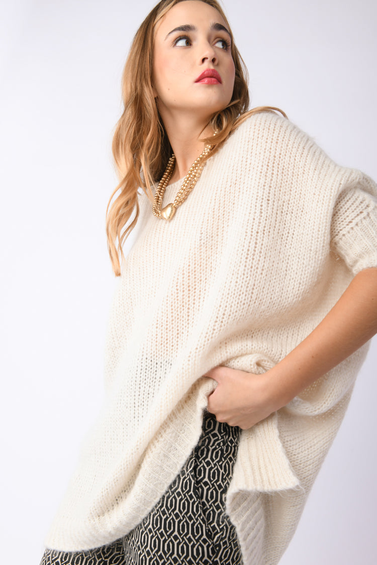 Pull oversize misto mohair