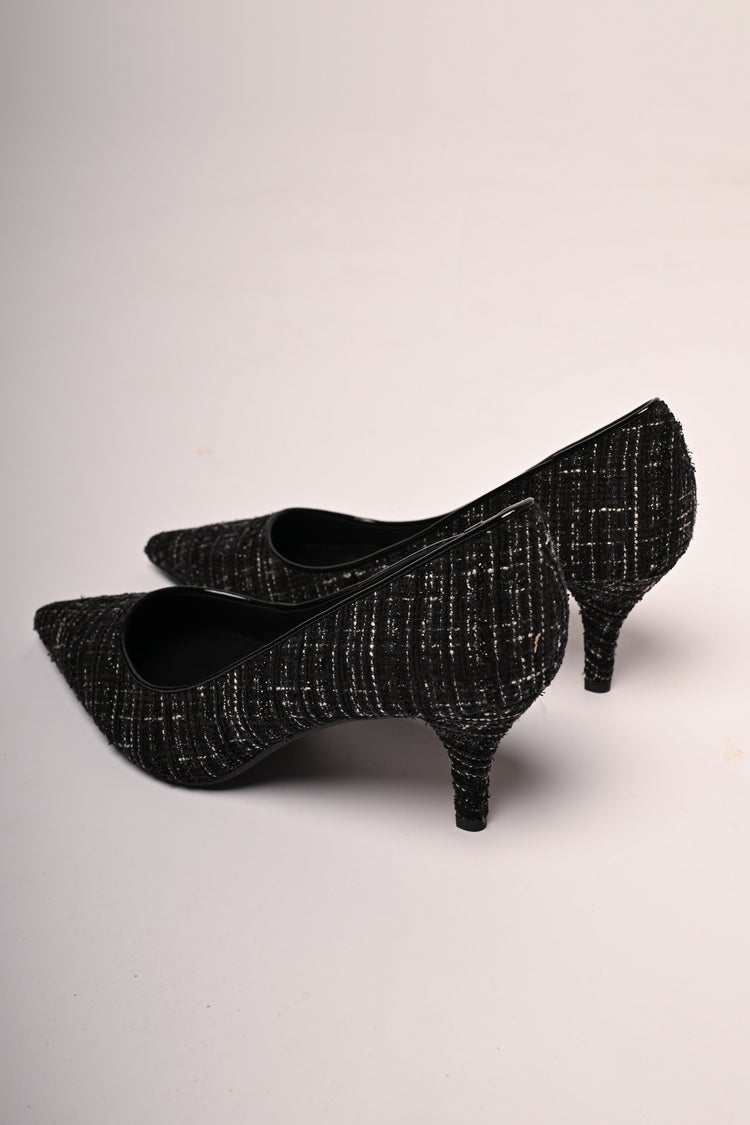 Décolleté in tweed lurex