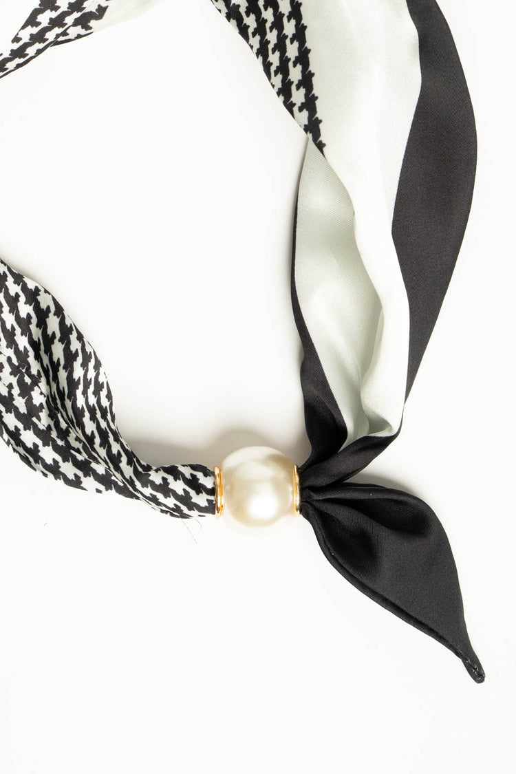 Foulard collana pied de poule