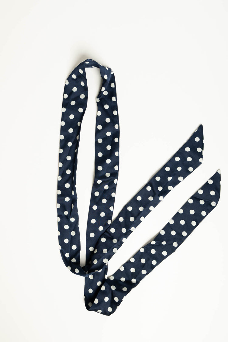 Foulard cravatta pois