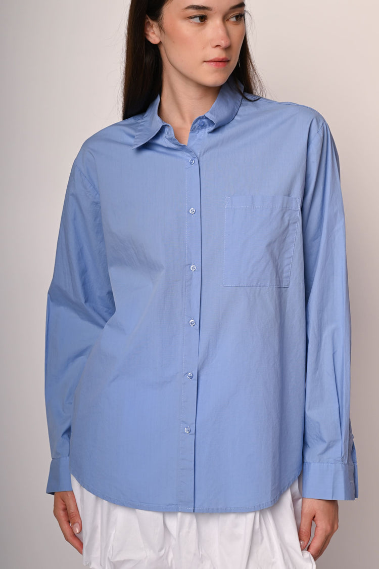 Camicia oversize con taschino