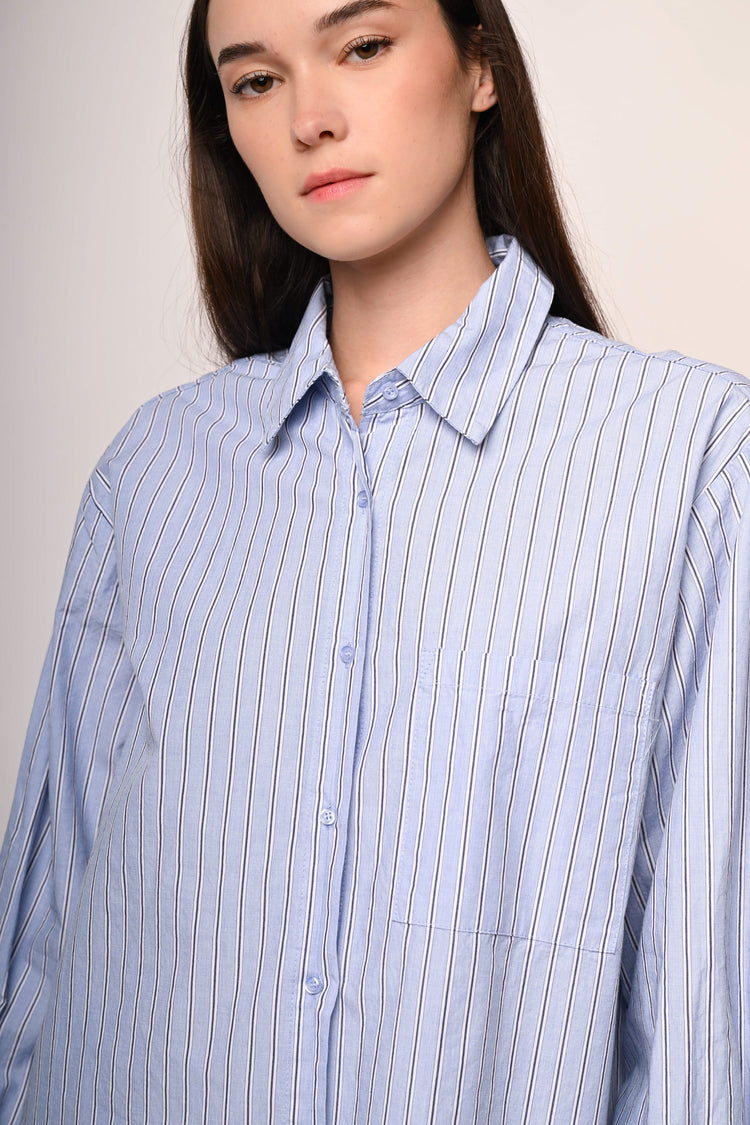 Camicia oversize a righe