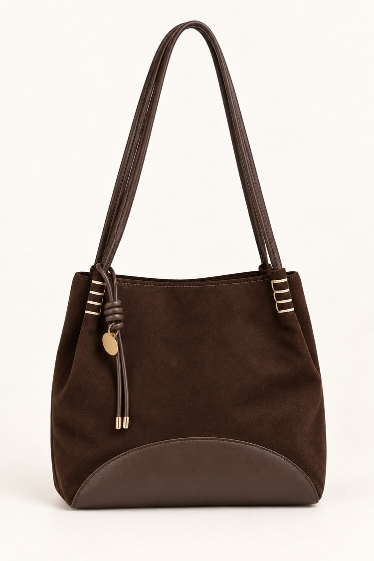 Borsa a secchiello velour