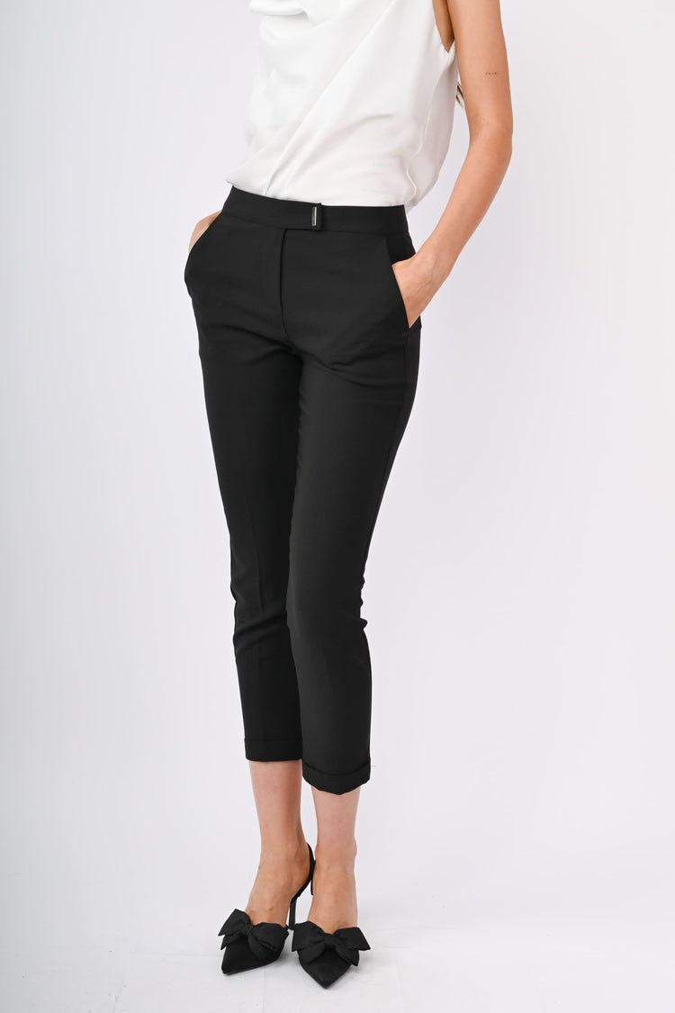 Pantaloni crop slim-fit