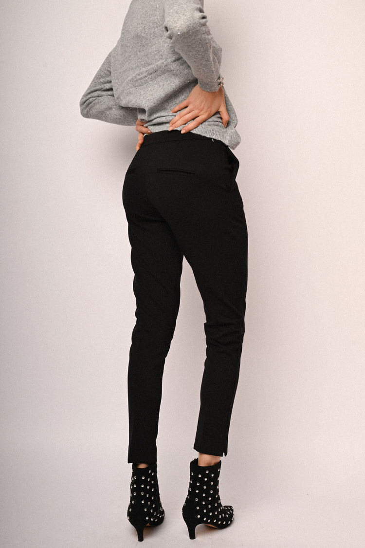 Pantaloni a sigaretta misto viscosa