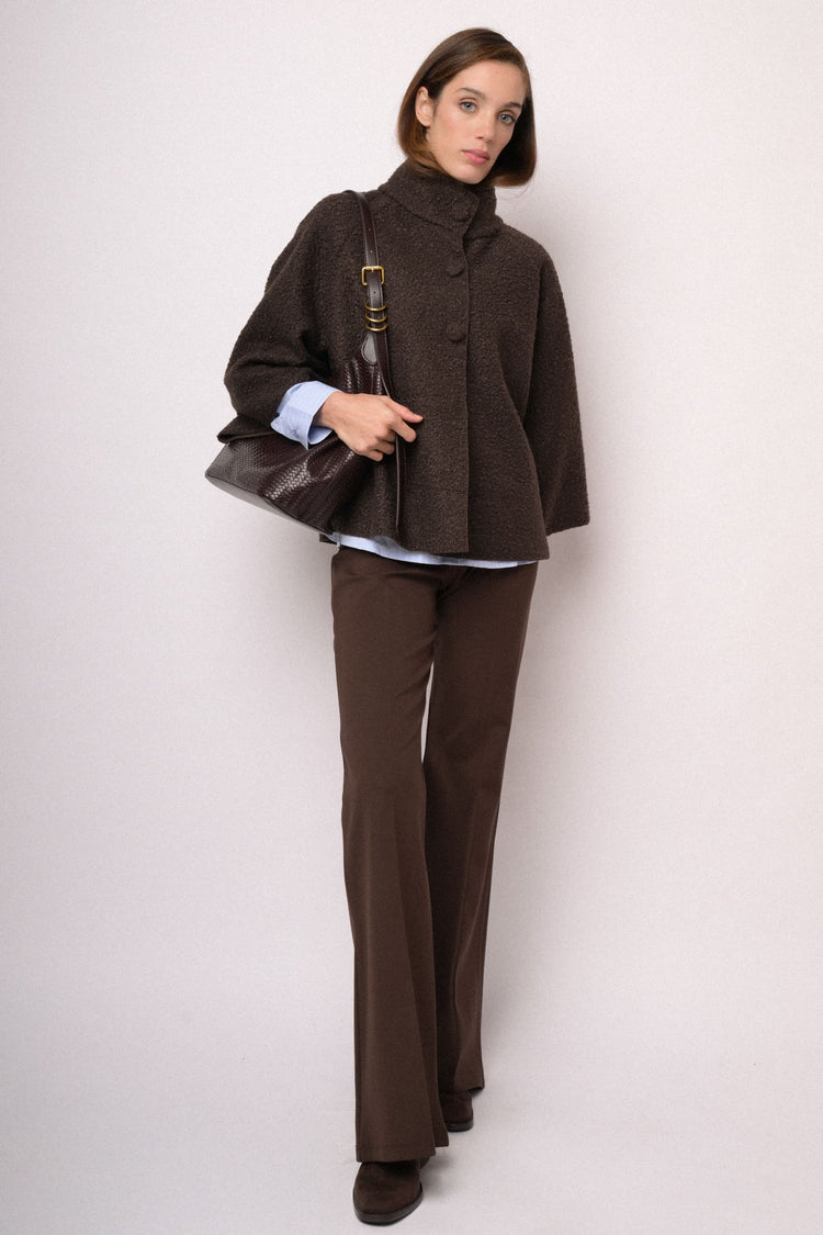 Leggings flare testa di moro