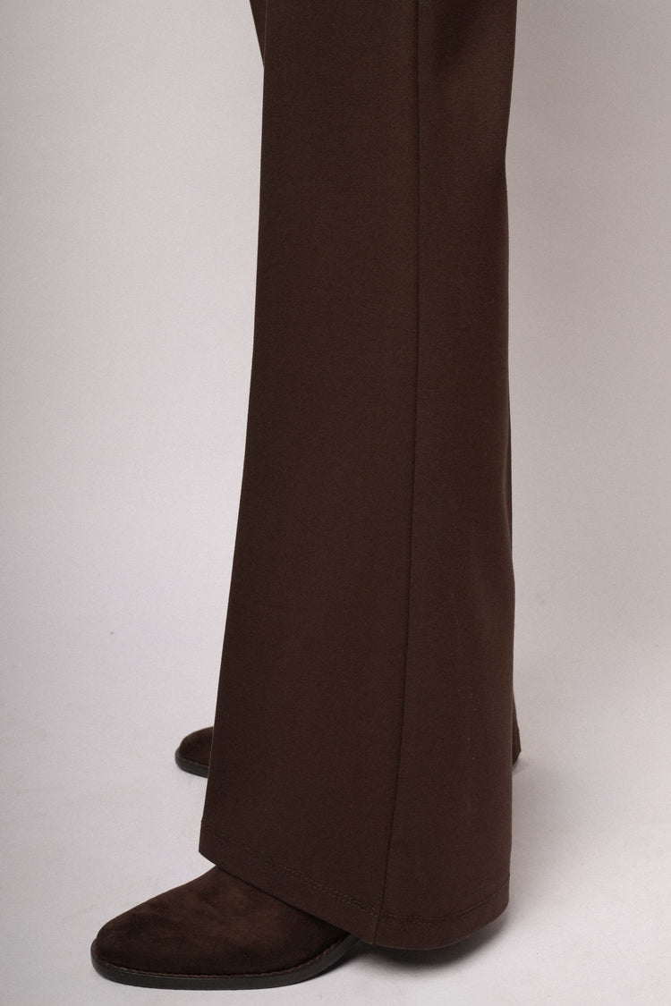 Leggings flare testa di moro