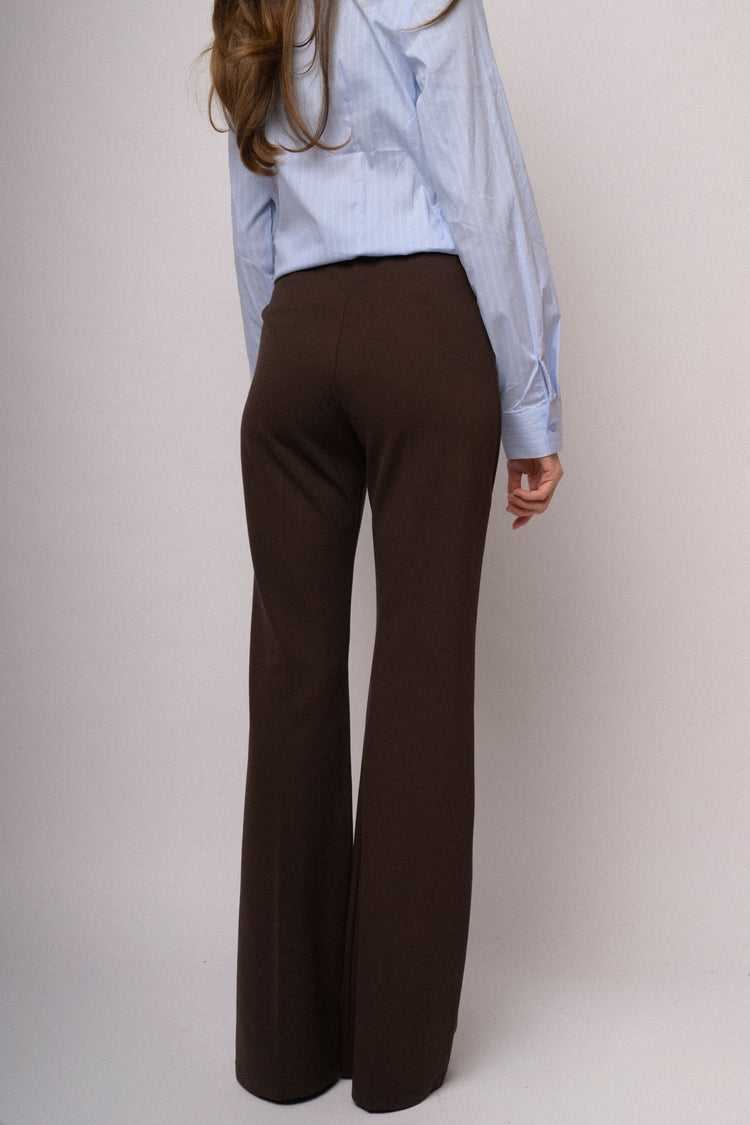 Leggings flare testa di moro