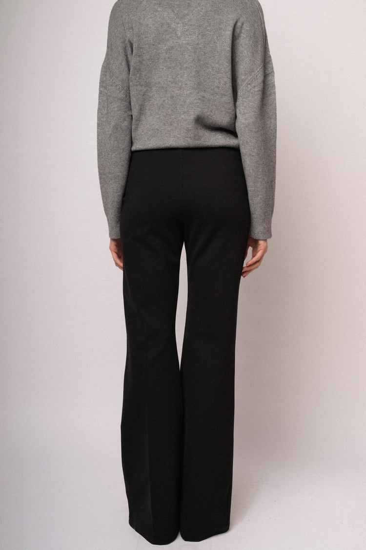 Leggings flare neri