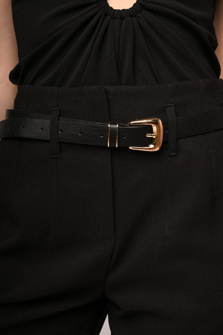 Pantaloni slim-fit con cintura