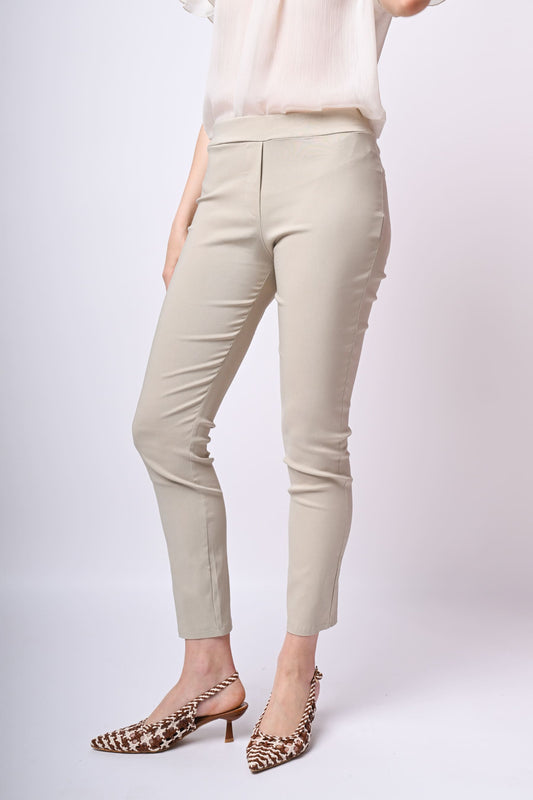 Pantaloni skinny misto viscosa