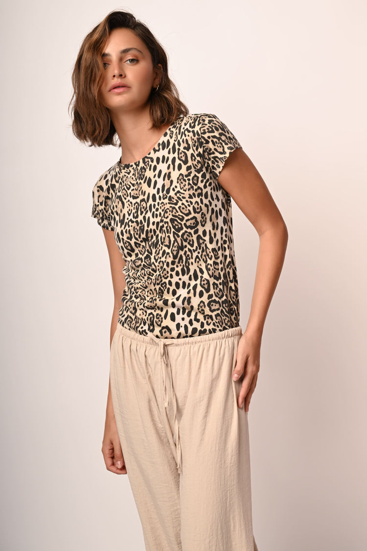 T-shirt a stampa animalier