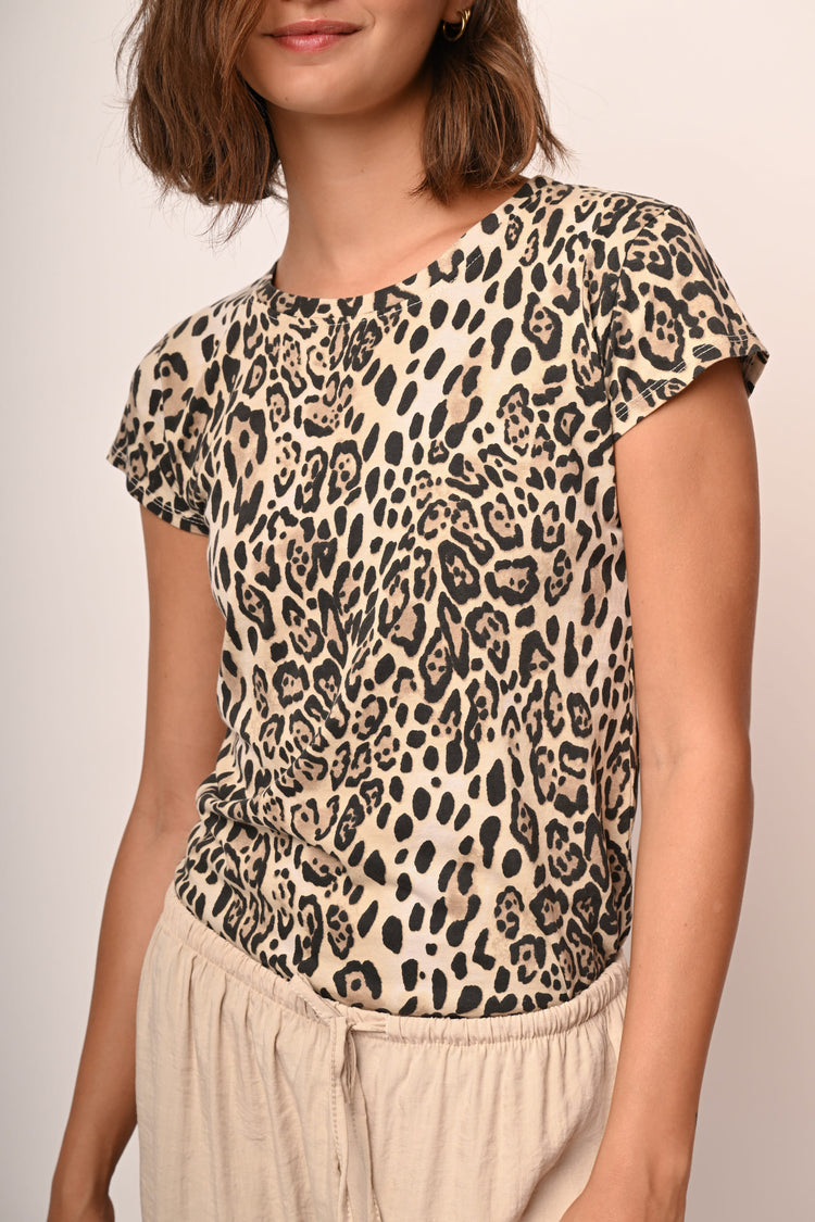 T-shirt a stampa animalier