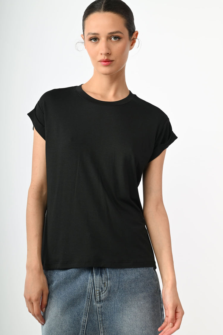 T-shirt in viscosa