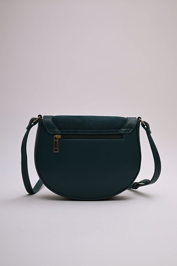 Borsa a tracolla bi-materiale