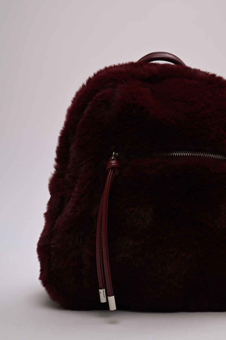 Zaino in faux fur