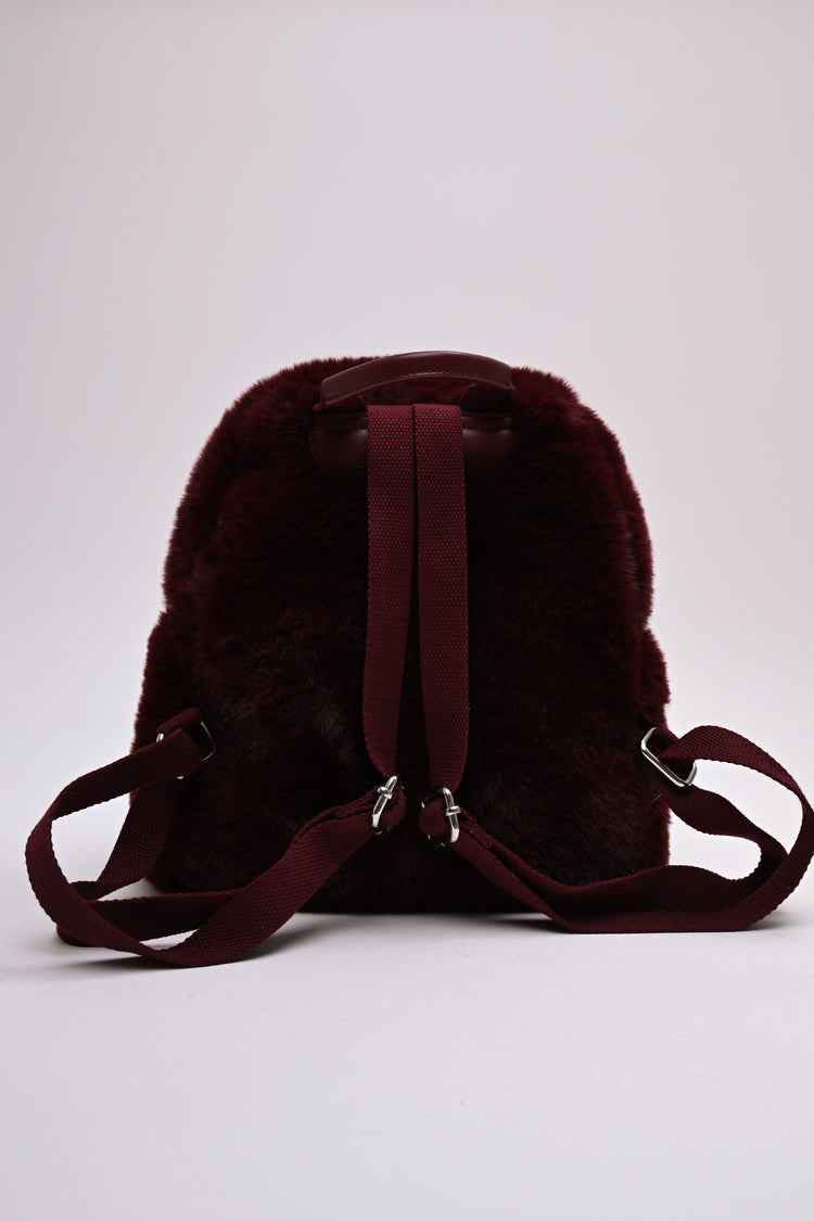 Zaino in faux fur
