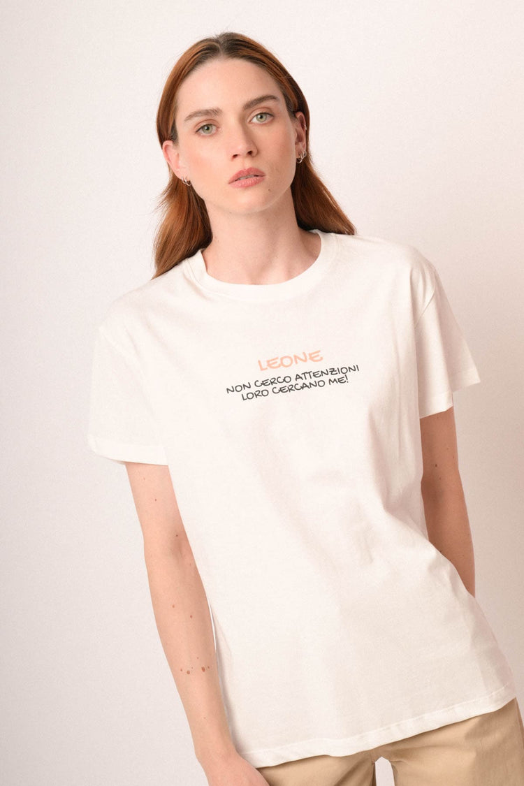 T shirt Leone zodiaco