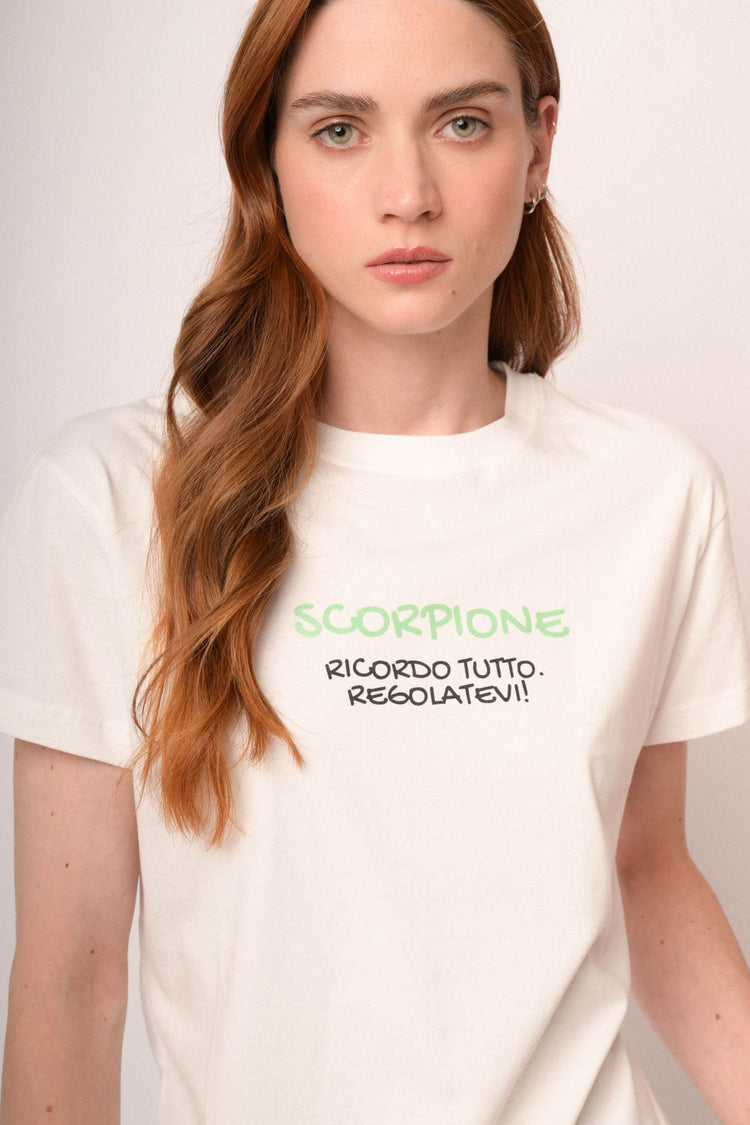 T shirt Scorpione zodiaco